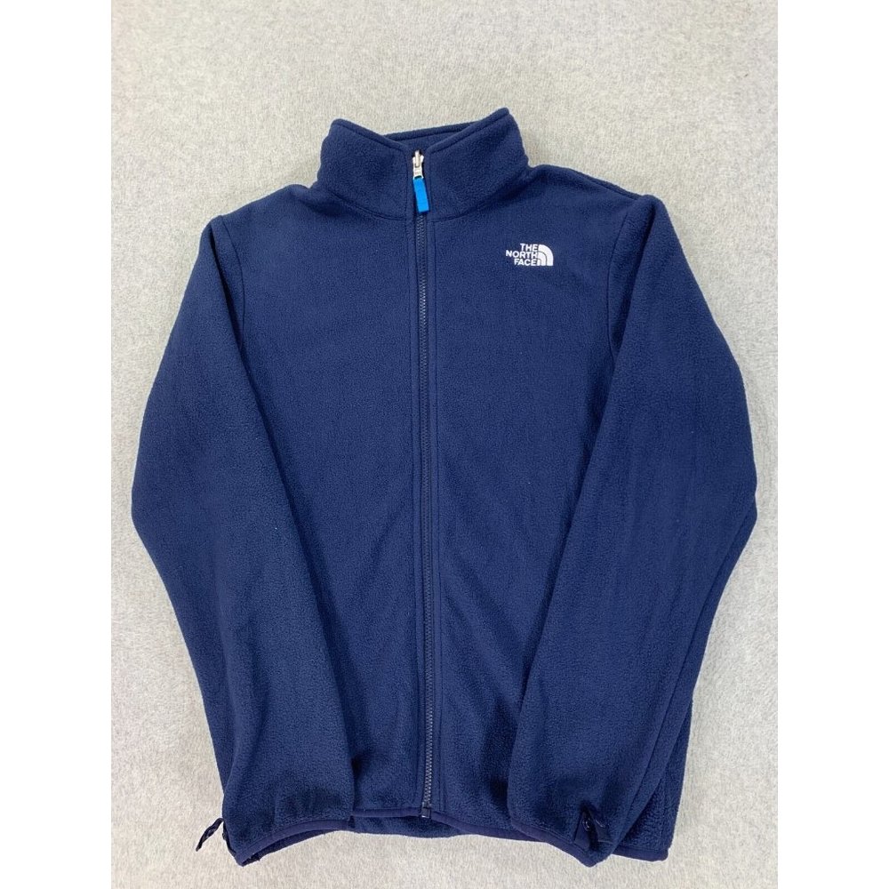 The North Face Fleece Full Zip Jacket (Boy's XL‎ 18/20) Blue